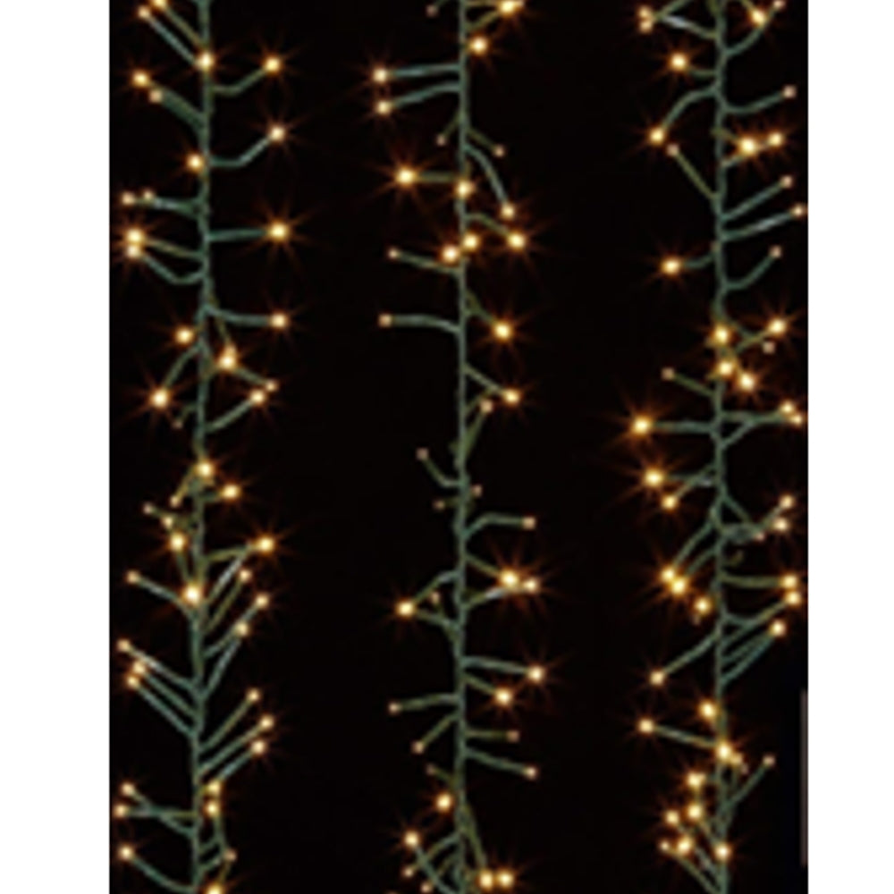 LED girlianda 400 LED, 4 m, šiltai balta