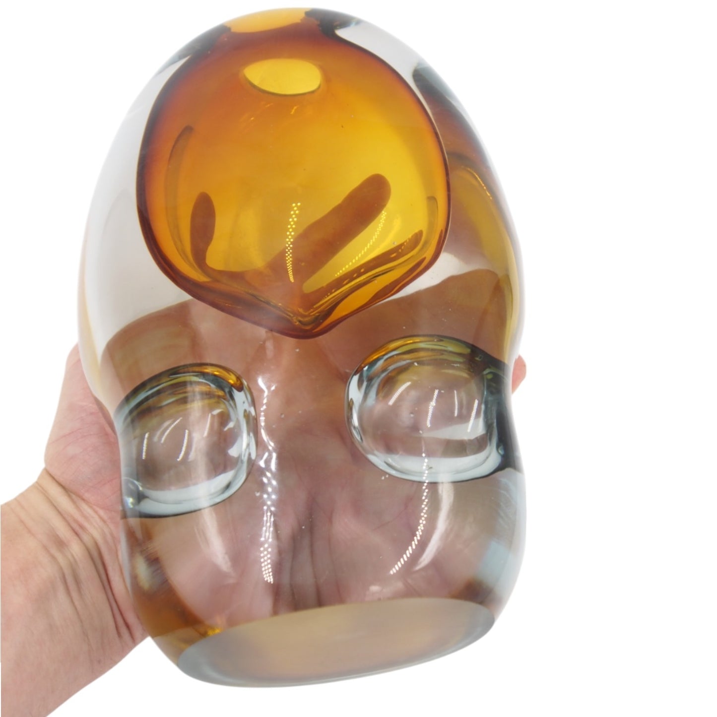 Stiklo vaza „Forma Lumo“ 16×9×26.5 cm