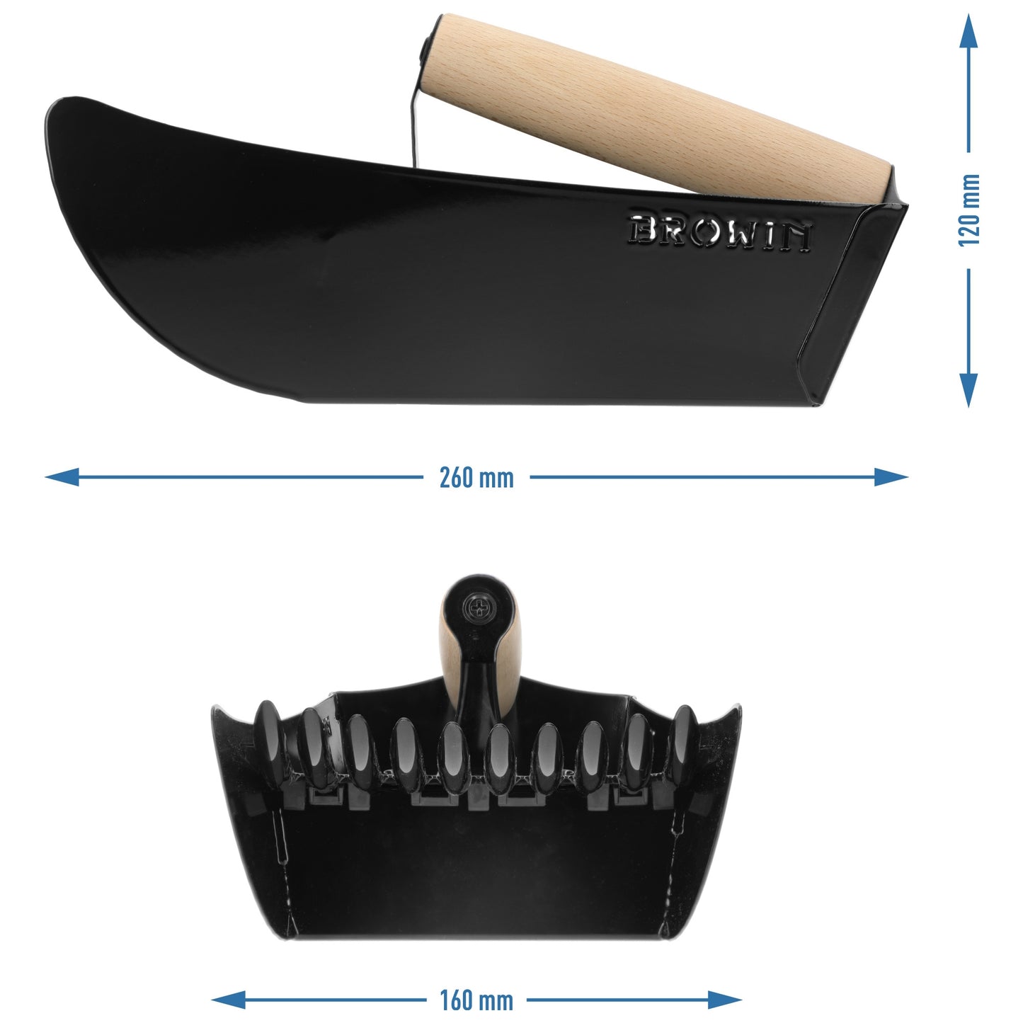 Uogų rinkimo įrankis Juodas