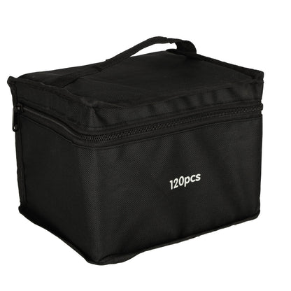 120 dvipusių markerių rinkinys su stovu ir dėklu