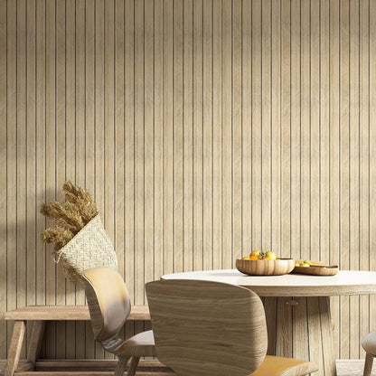 3D dekoratyvinė sienų panelė (lipni) – medžio imitacija 300 x 45 cm