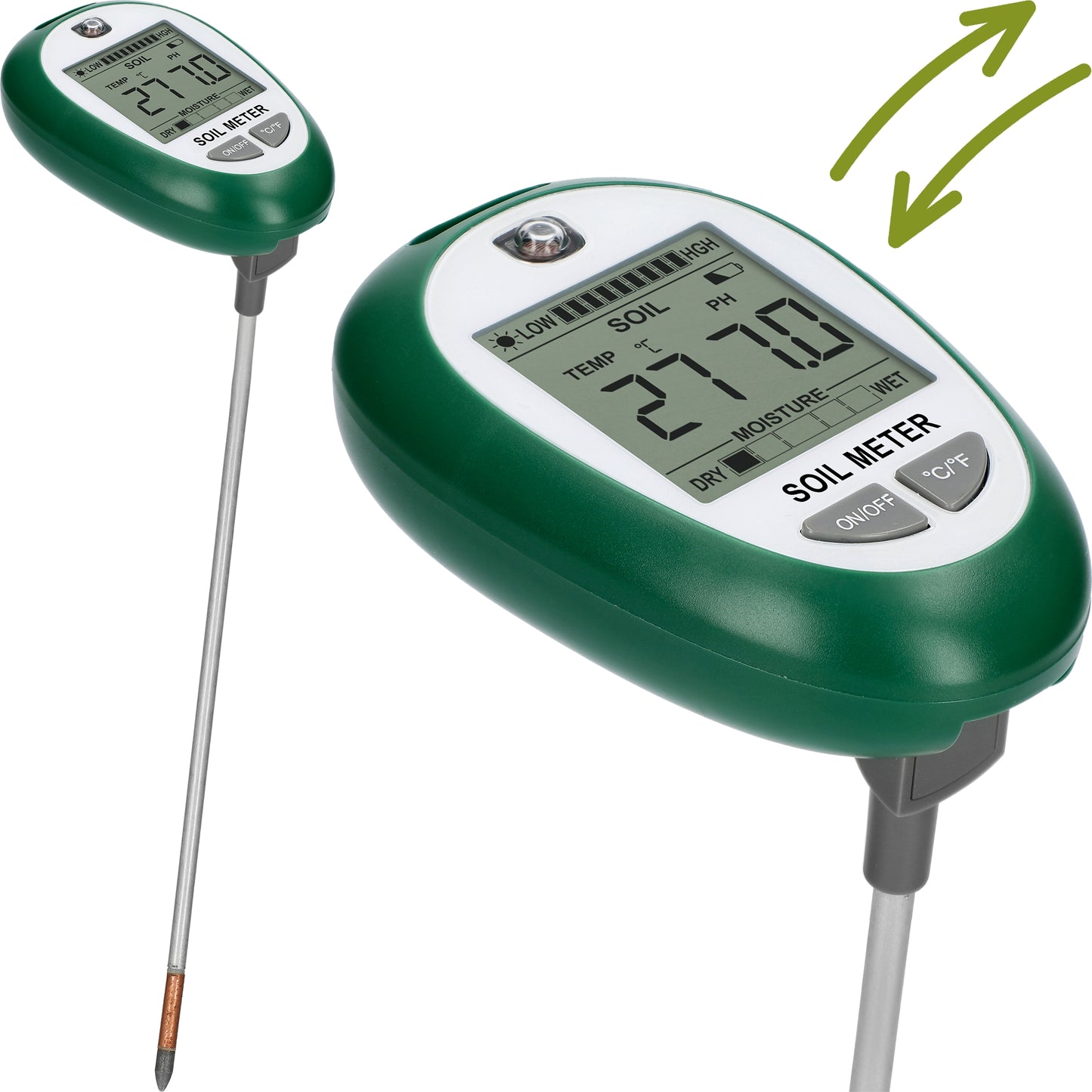 4in1 dirvožemio matuoklis