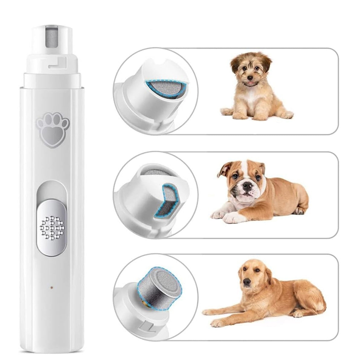 Akumuliatorinis nagų šlifuoklis gyvūnams