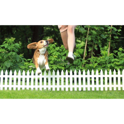 Dekoratyvinė plastikinė sodo tvorelė „Garden Classic“ 3,5 m (ruda)