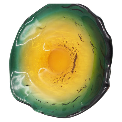 Dekoratyvinė stiklo lėkštė, 30×28×10 cm