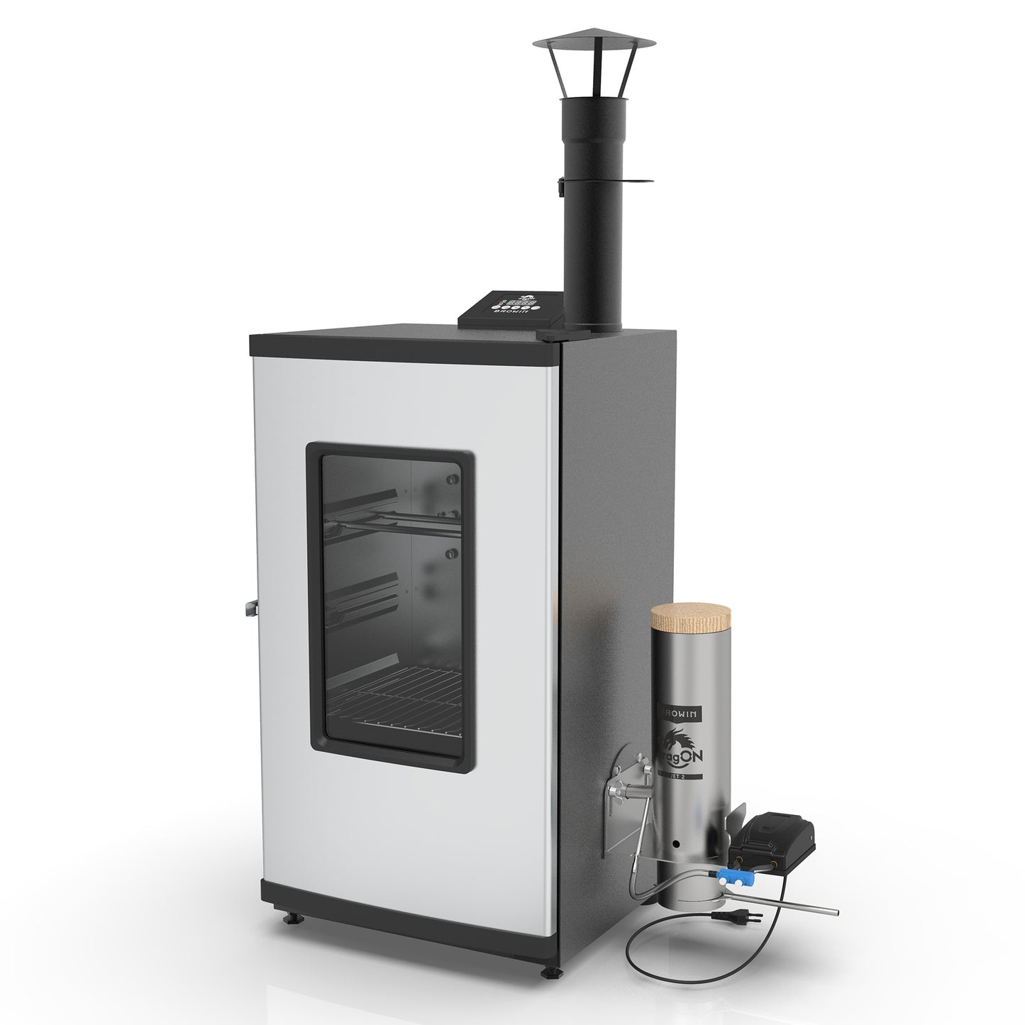 Dūmų generatorius su pelenų surinkimo padėklu