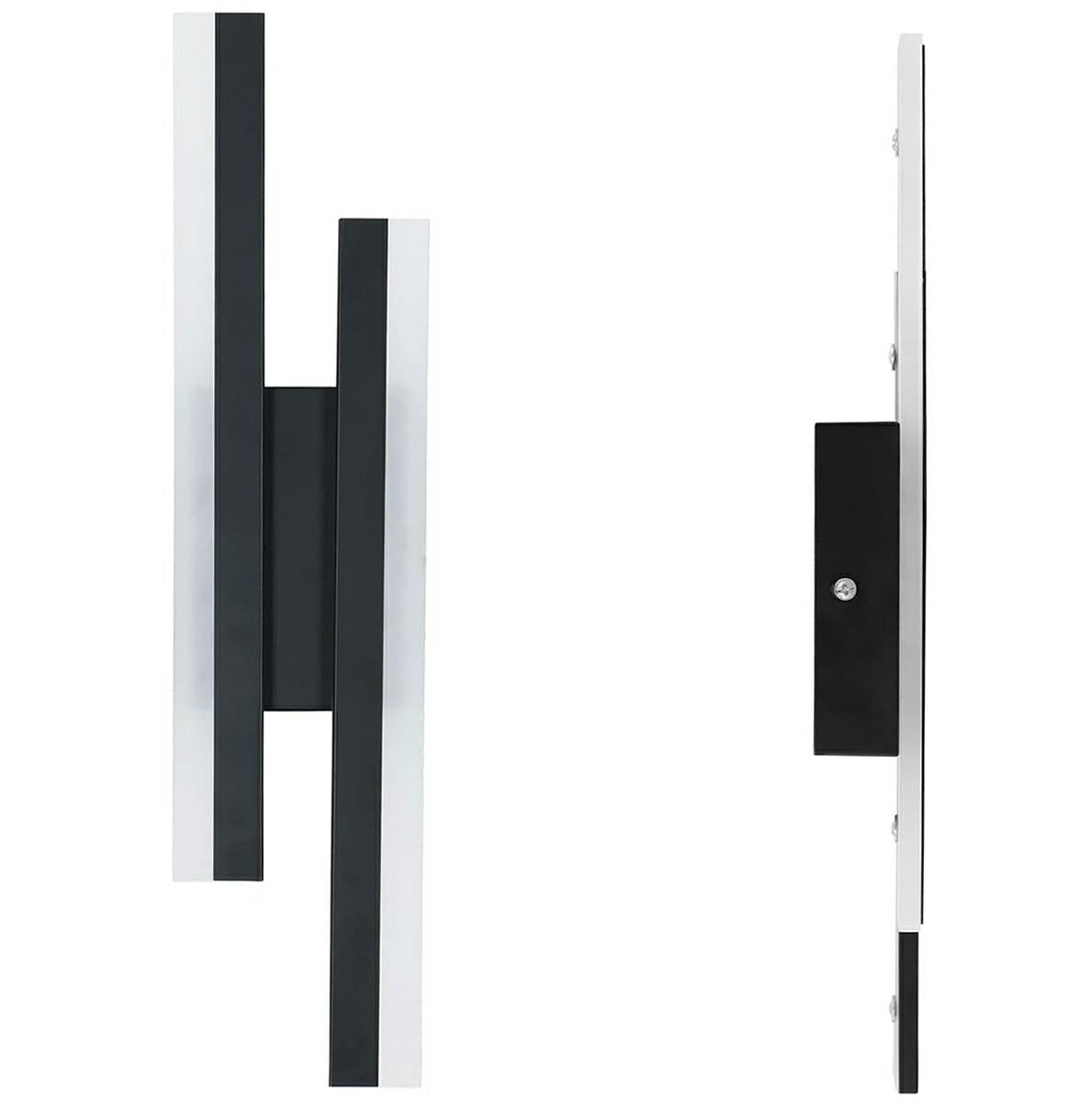 Dvigubas LED sieninis šviestuvas