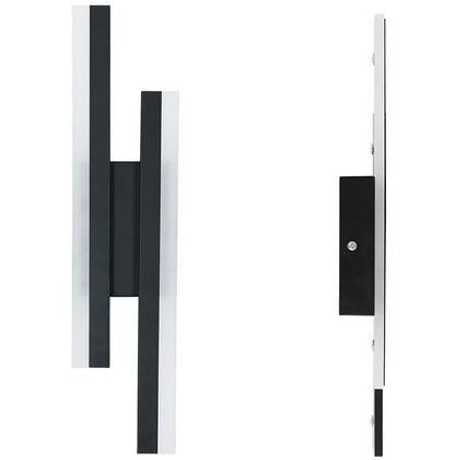 Dvigubas LED sieninis šviestuvas