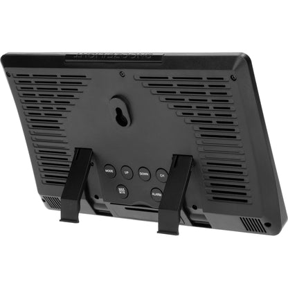 Elektroninė oro stotis - bevielė, su jutikliu, juoda