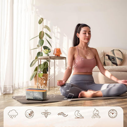 Garso kolonėlė + laikrodis + įkroviklis