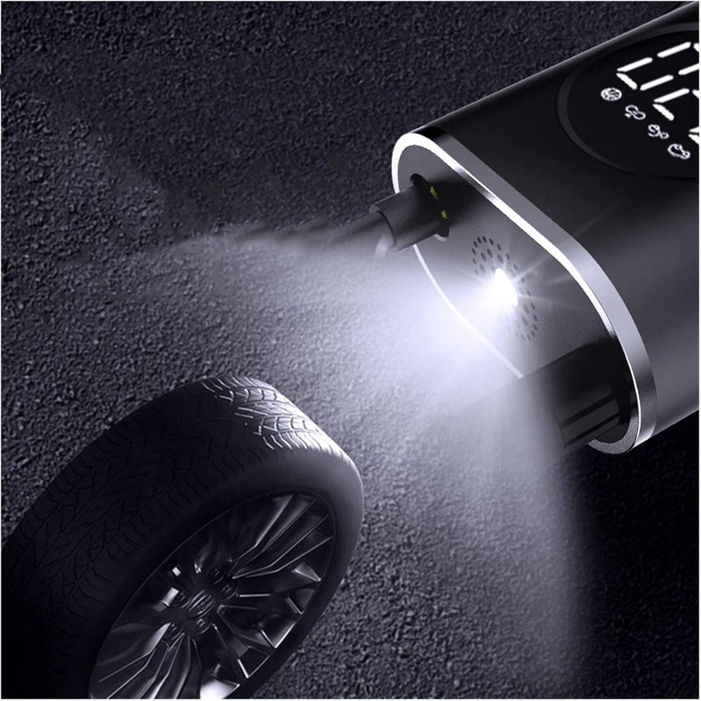 Įkraunamas oro kompresorius