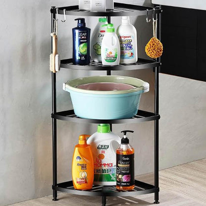 Kampinė lentyna JUODA