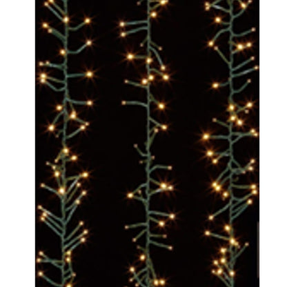 LED girlianda 400 LED, 4 m, šiltai balta