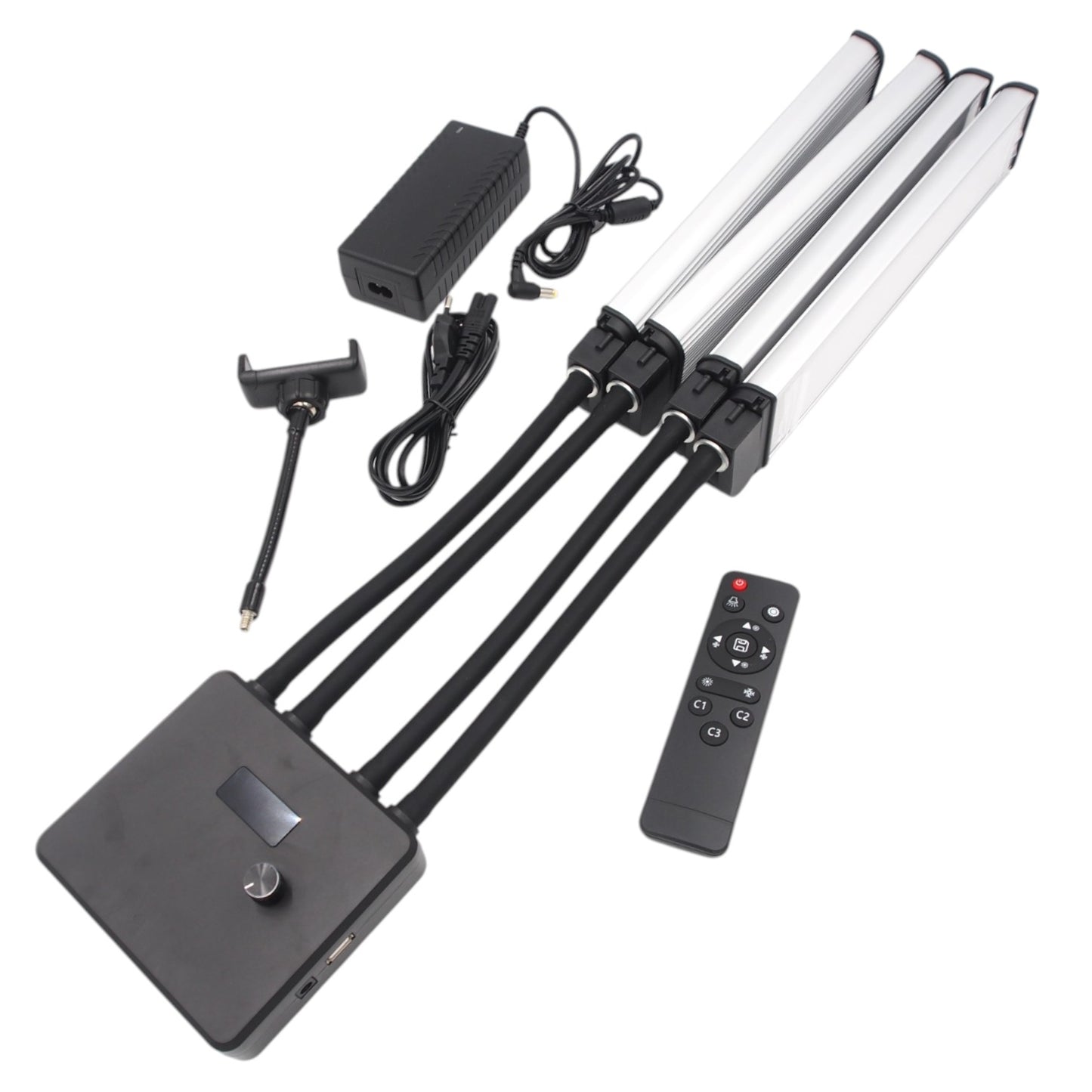 LED panelinės lempos su trikoju