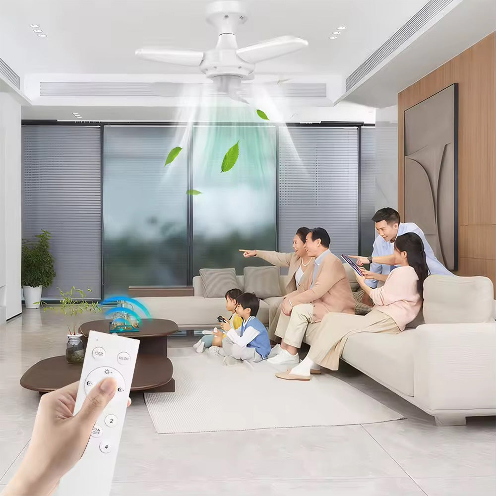 LED šviestuvas su ventiliatoriumi