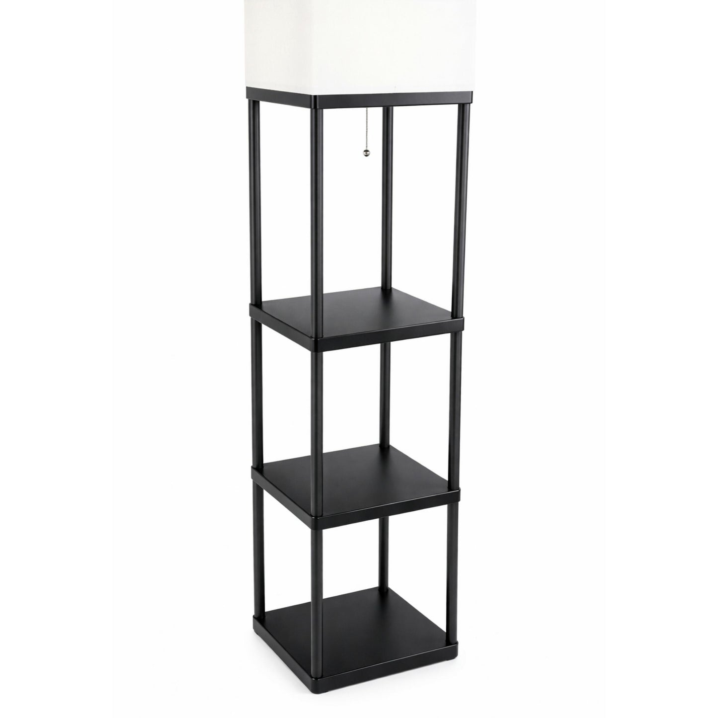 LED toršeras su lentynomis