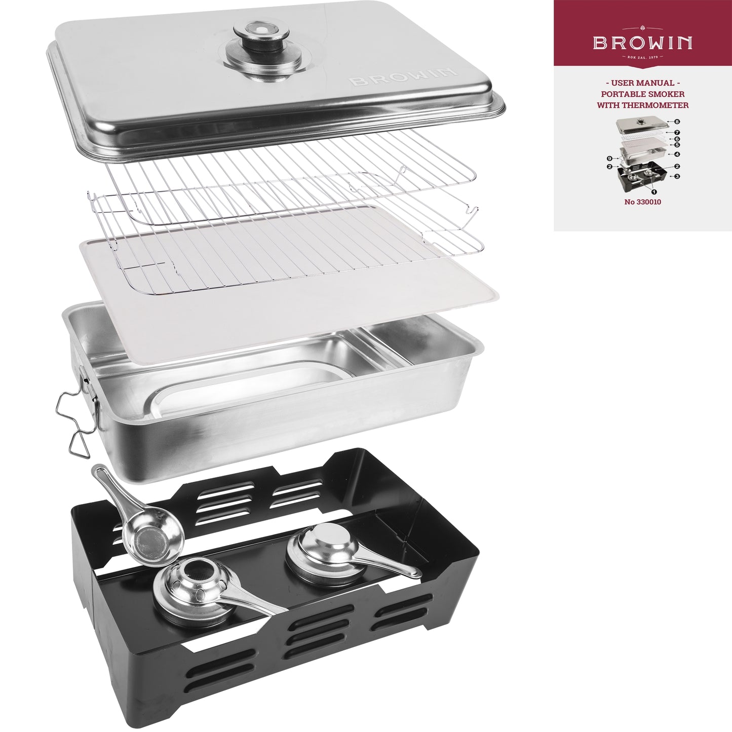 Mobilioji nerūdijančio plieno rūkykla