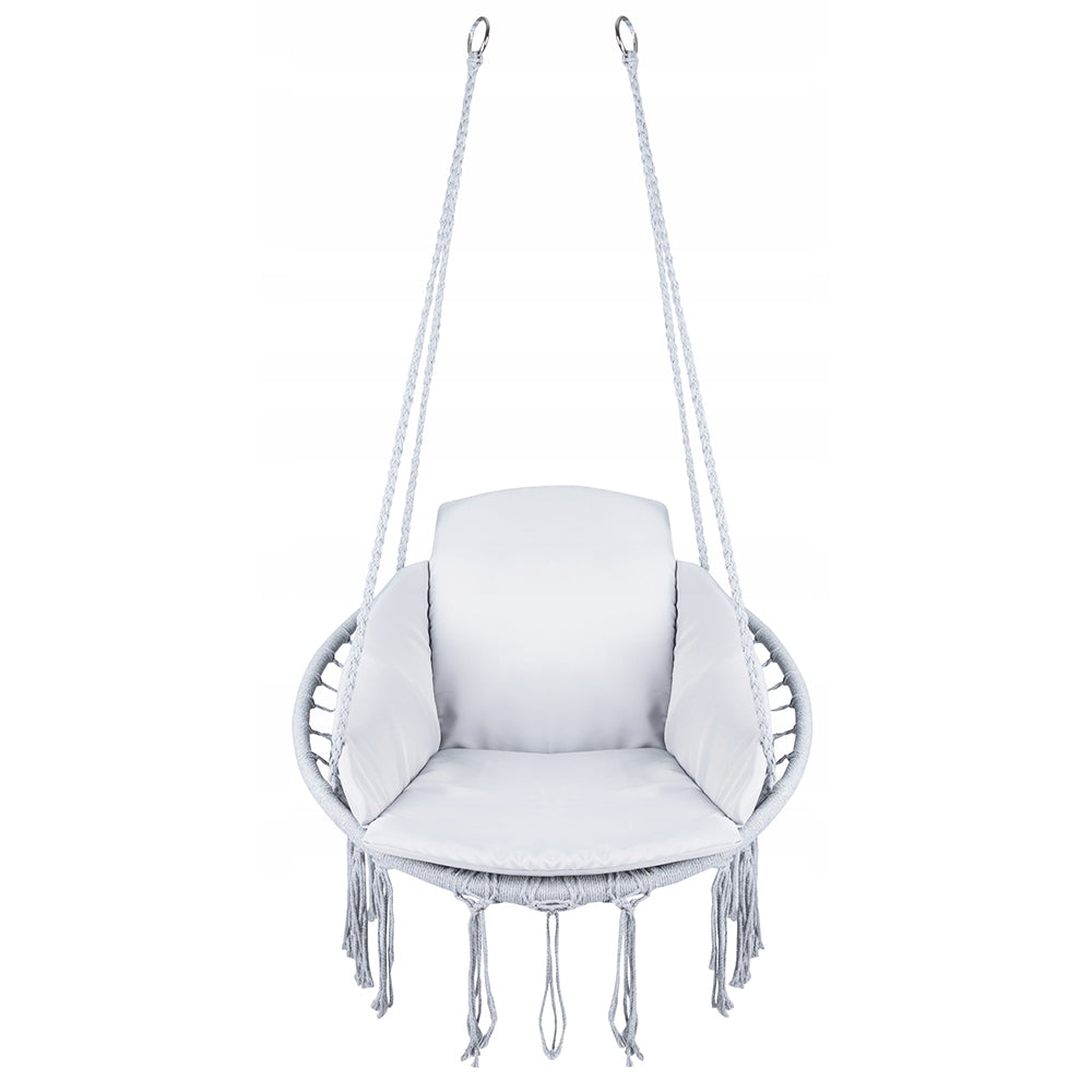 Pakabinamas hamakas + pagalvė (pilkas)