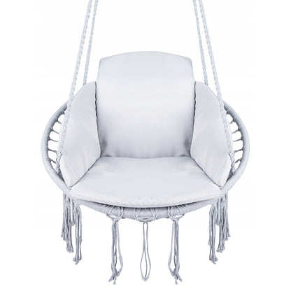 Pakabinamas hamakas + pagalvė (pilkas)