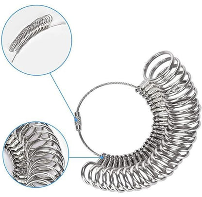 Plieninis žiedo matuoklis