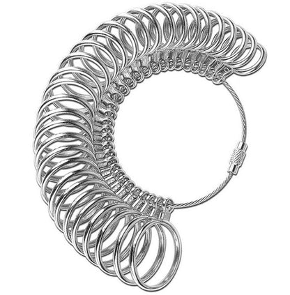 Plieninis žiedo matuoklis