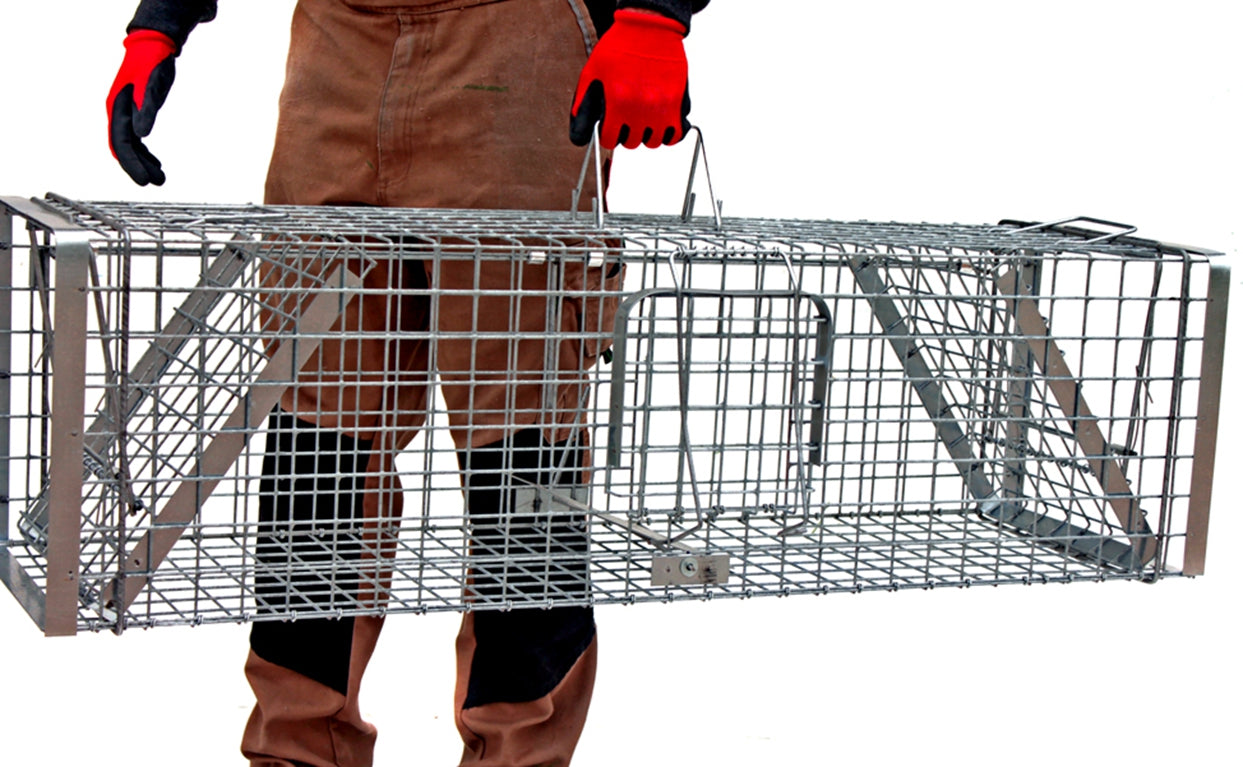 Profesionalus narvas spąstai 120x34x34 cm du įėjimai