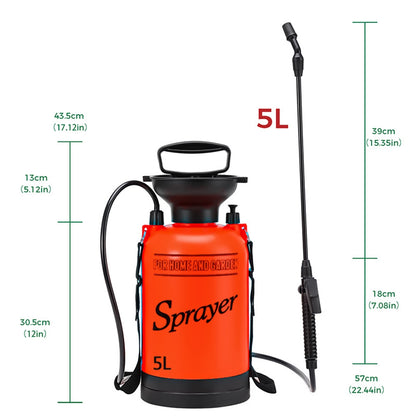 Rankinis slėginis sodo purkštuvas 5 l