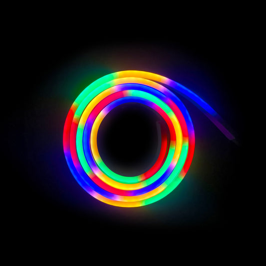 RGB LED šviesos juosta 10 m – lanksti