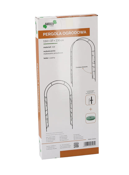 Sodo pergola su dekoracijomis 114 × 37 × 230 cm