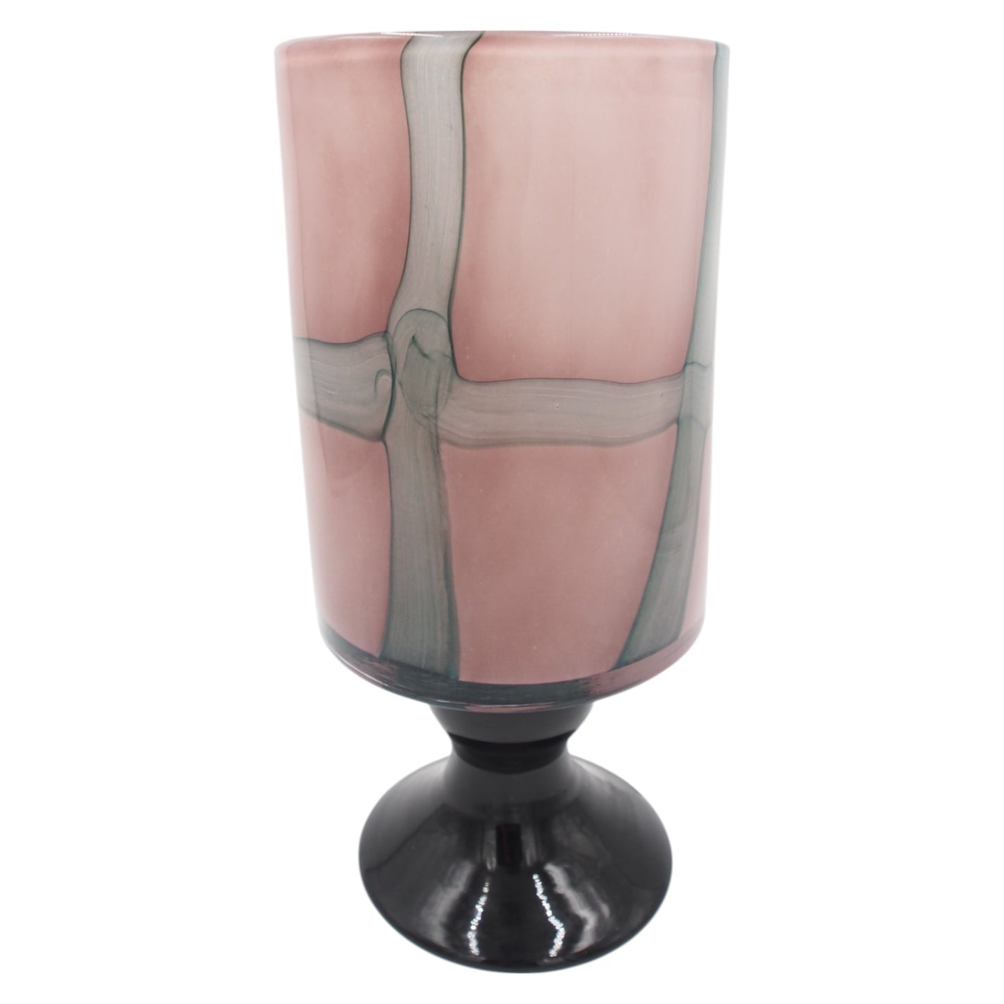 Stiklinė dekoratyvinė vaza, 14×30 cm