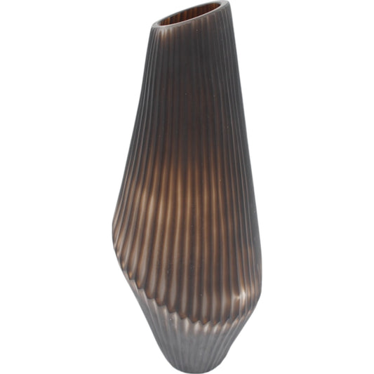 Stiklinė dekoratyvinė vaza, 19×32 cm