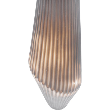 Stiklinė dekoratyvinė vaza, 19×32 cm