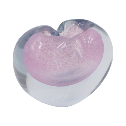 Stiklinė širdelės formos dekoracija/vaza – 15×8.5×11 cm