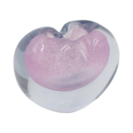 Stiklinė širdelės formos dekoracija/vaza – 15×8.5×11 cm