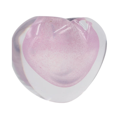 Stiklinė širdelės formos dekoracija/vaza – 18×11×14 cm