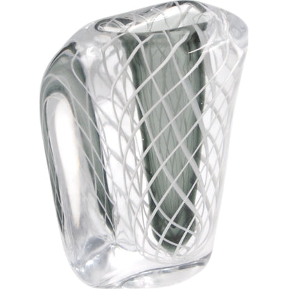 Stiklinė vaza 12x19 cm