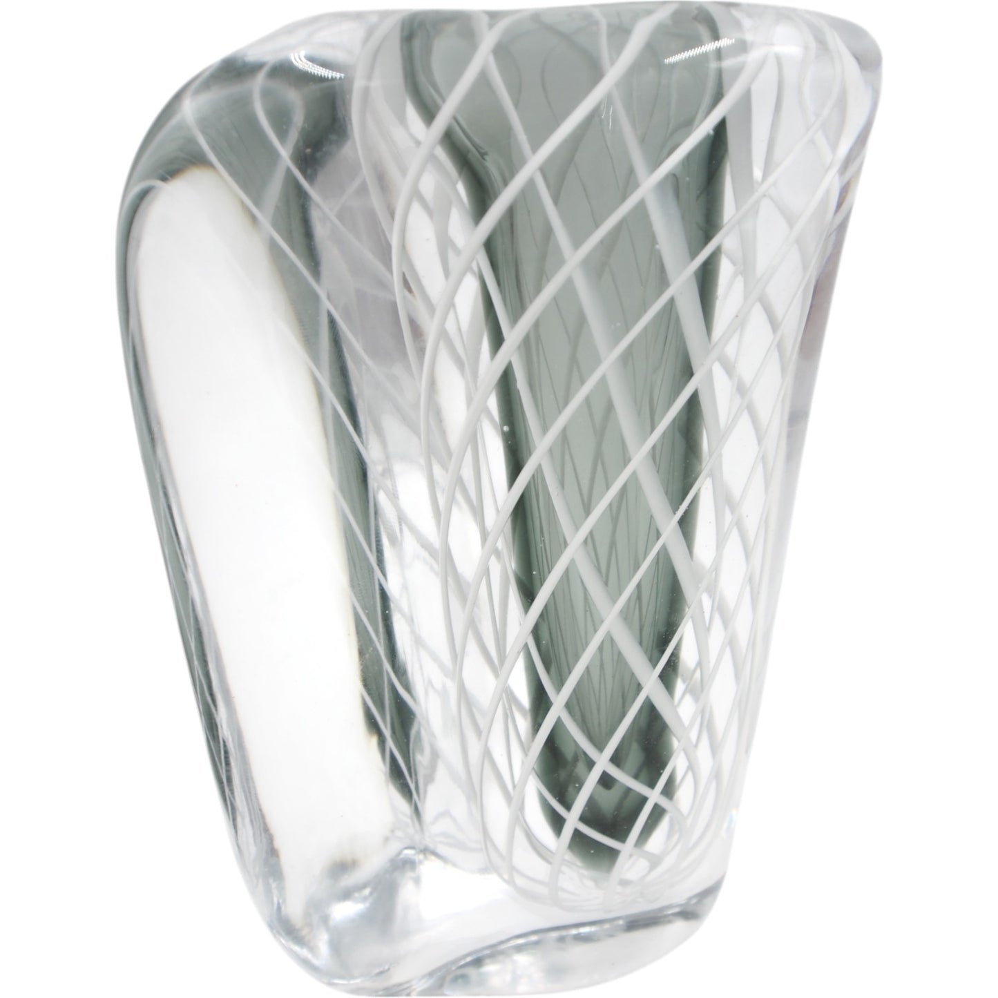 Stiklinė vaza 12x19 cm