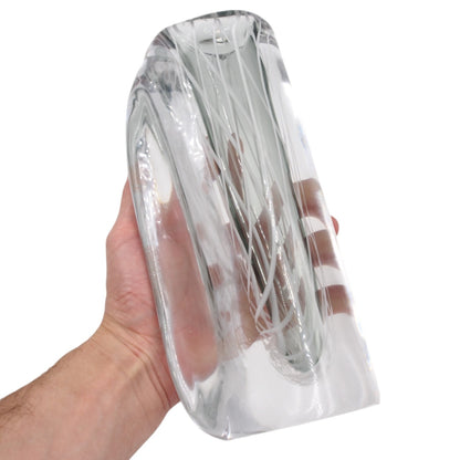 Stiklinė vaza 13x27 cm