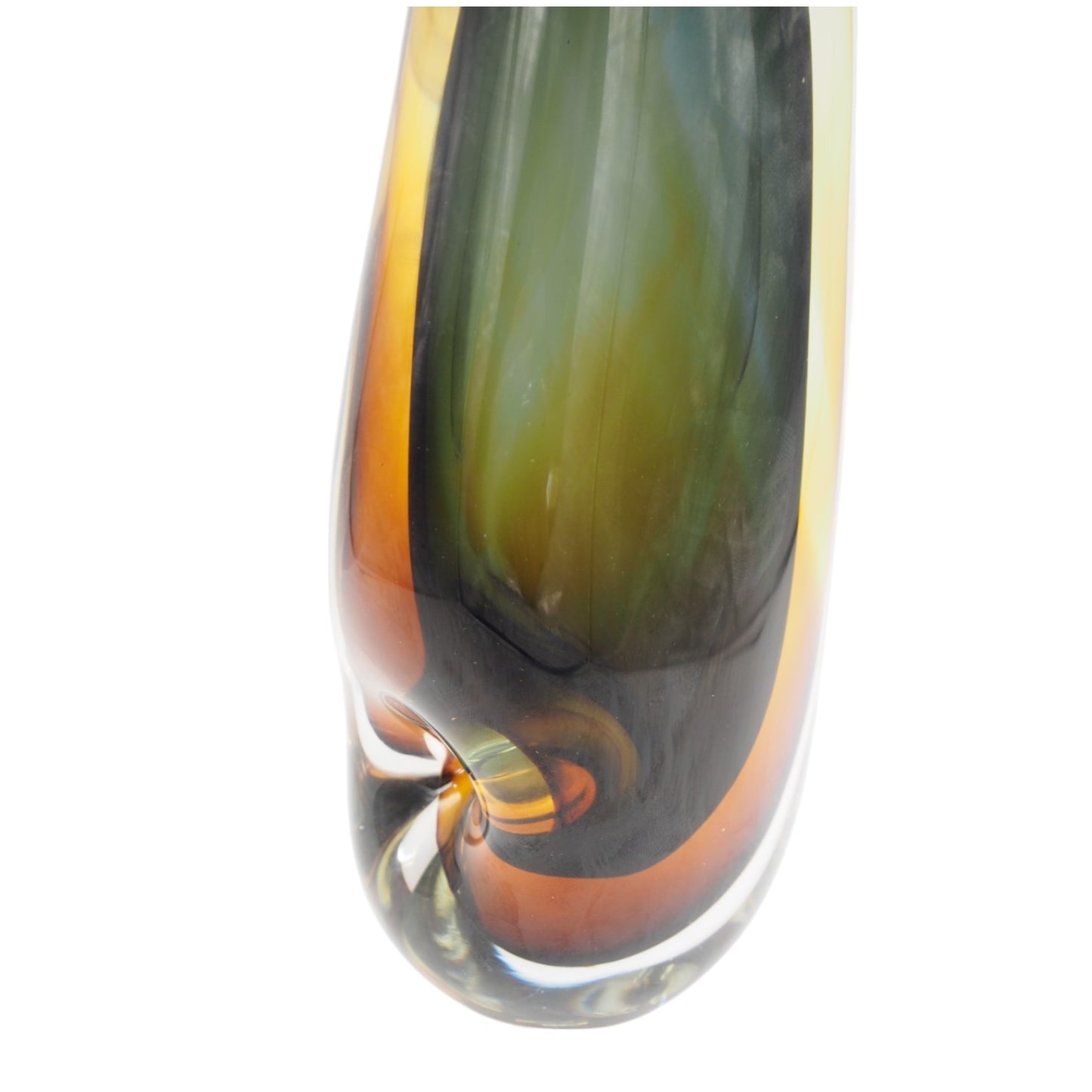 Stiklinė vaza „Forma Lumo“ – 13×8×30 cm