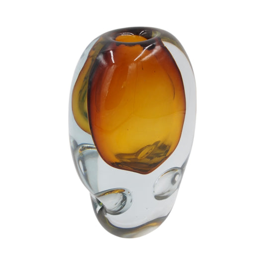 Stiklo vaza „Forma Lumo“ 16×9×26.5 cm