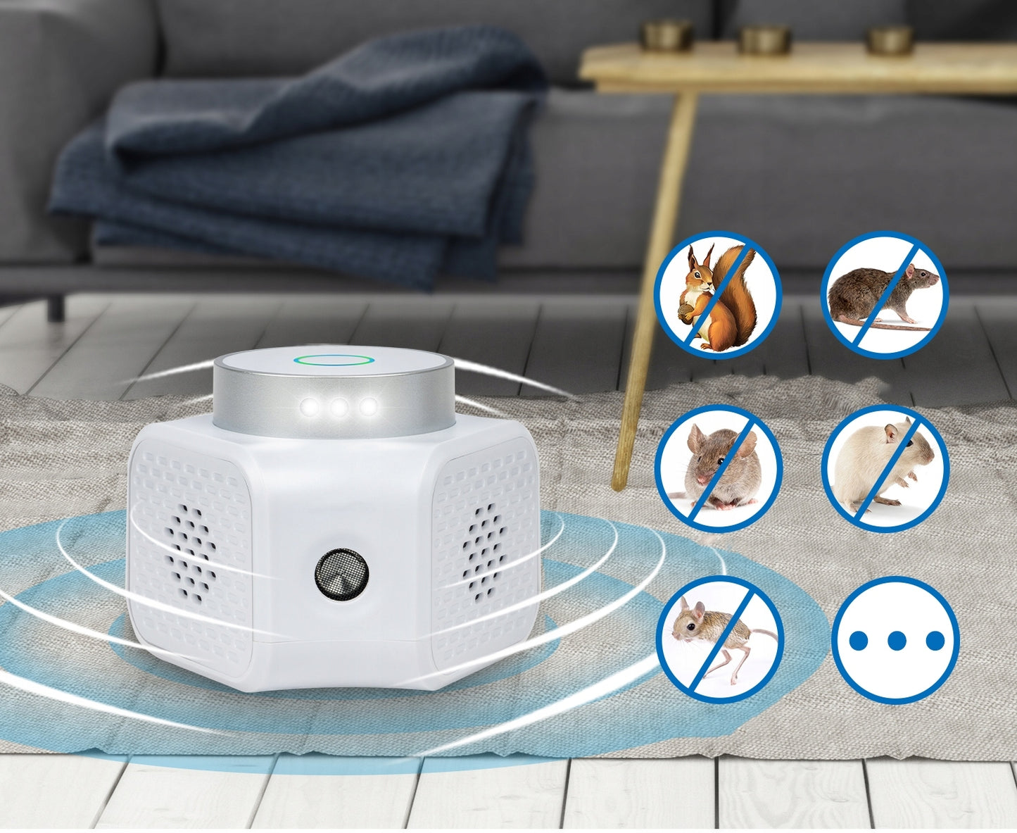 Ultragarsinis graužikų repelentas