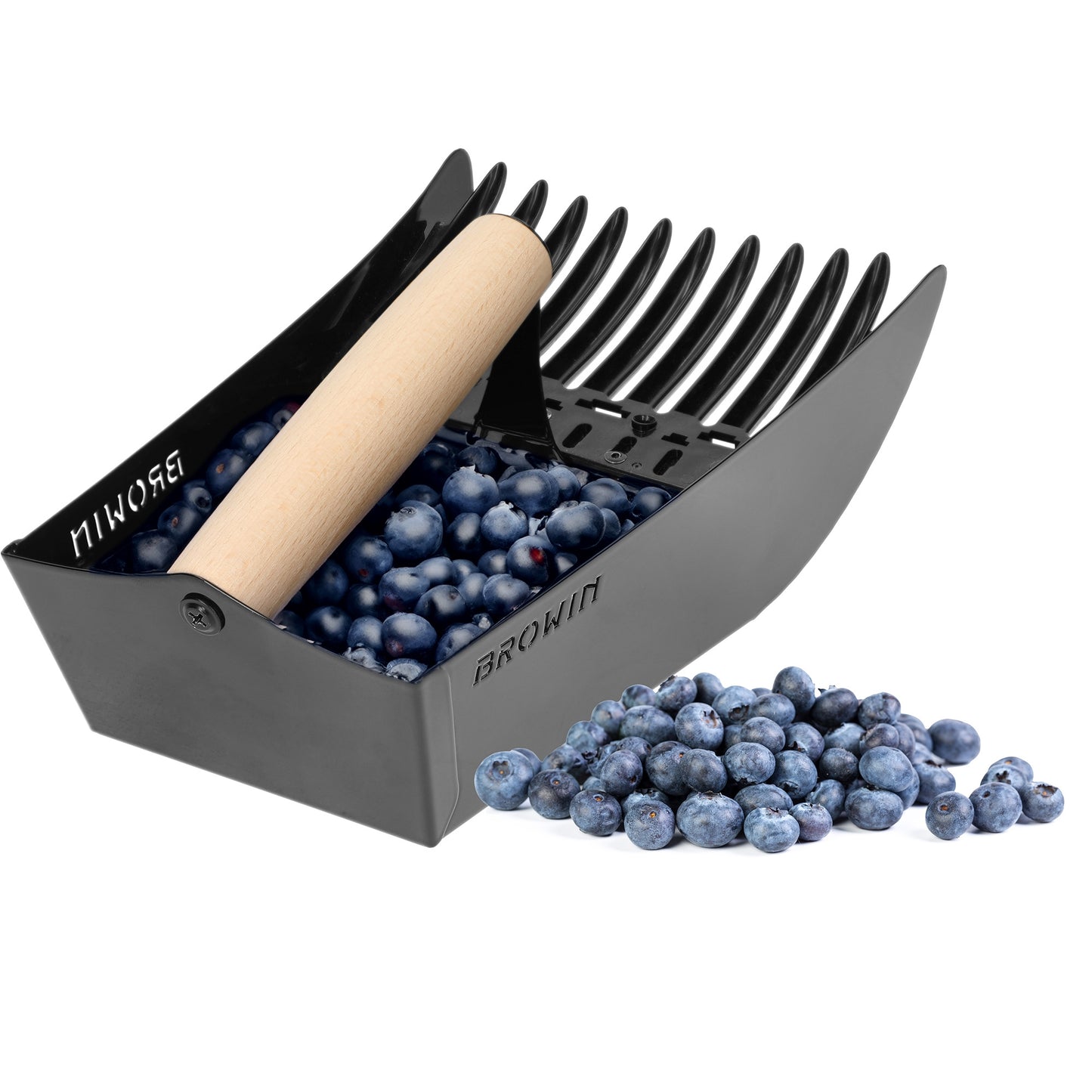 Uogų rinkimo įrankis Juodas