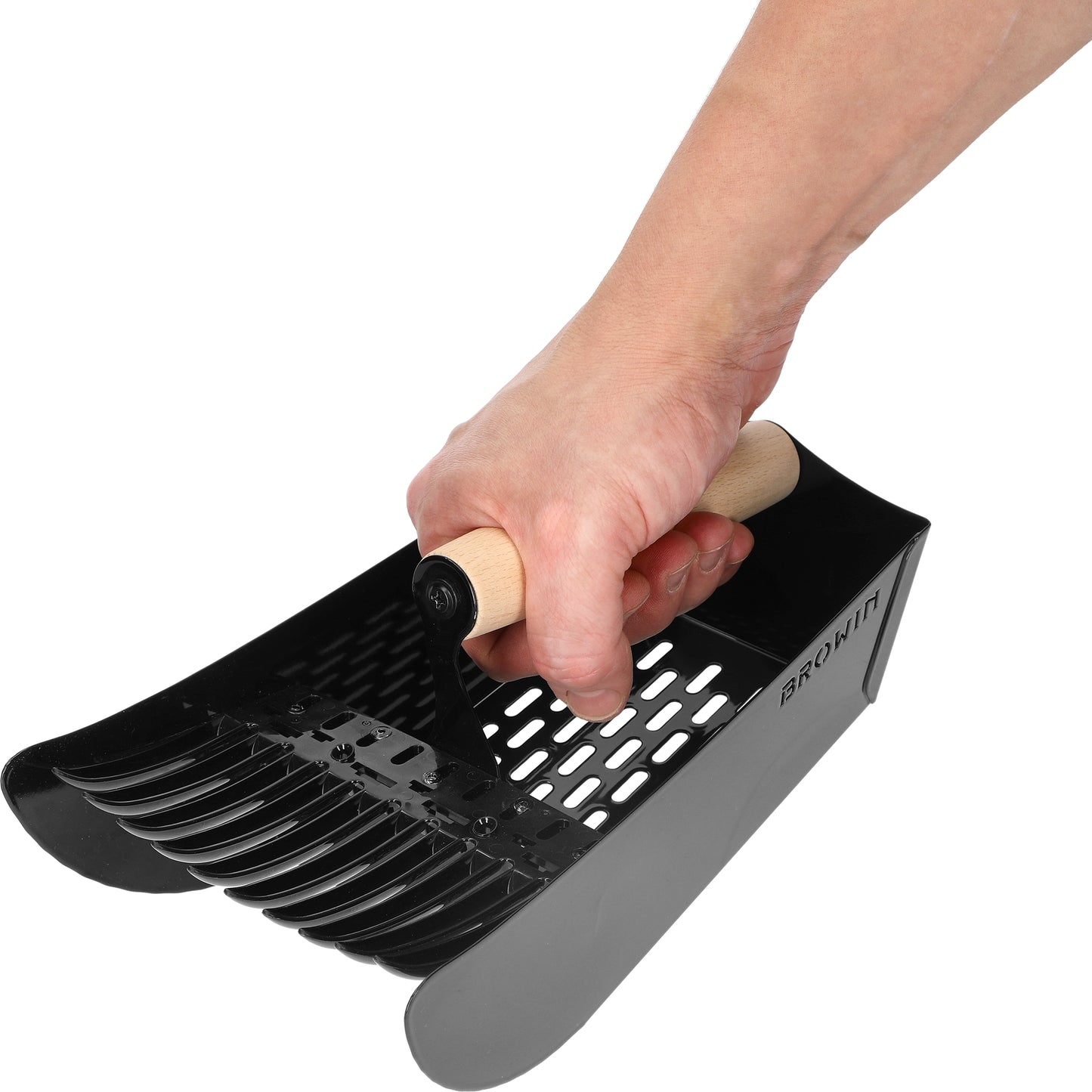 Uogų rinkimo įrankis Juodas