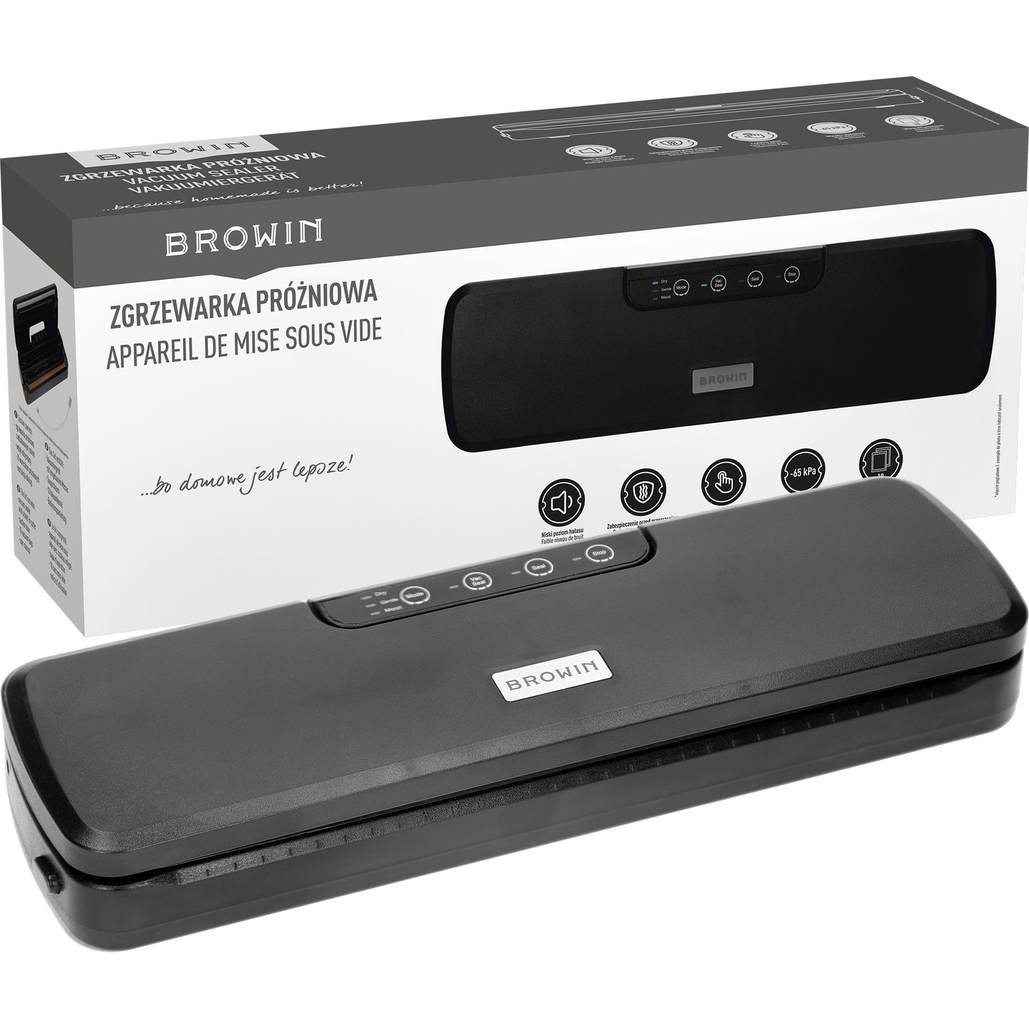 Vakuumavimo aparatas Juodas